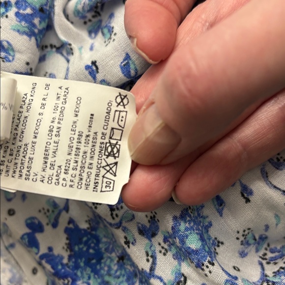 Poupette St. Barth flowy boho tunic with ruffle hem - Picture 8 of 8